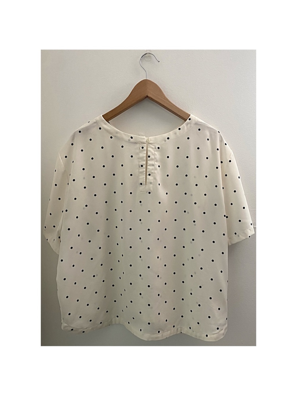 LOFT Dotted Short Sleeve Shirt Size XXL - Picture 4 of 4